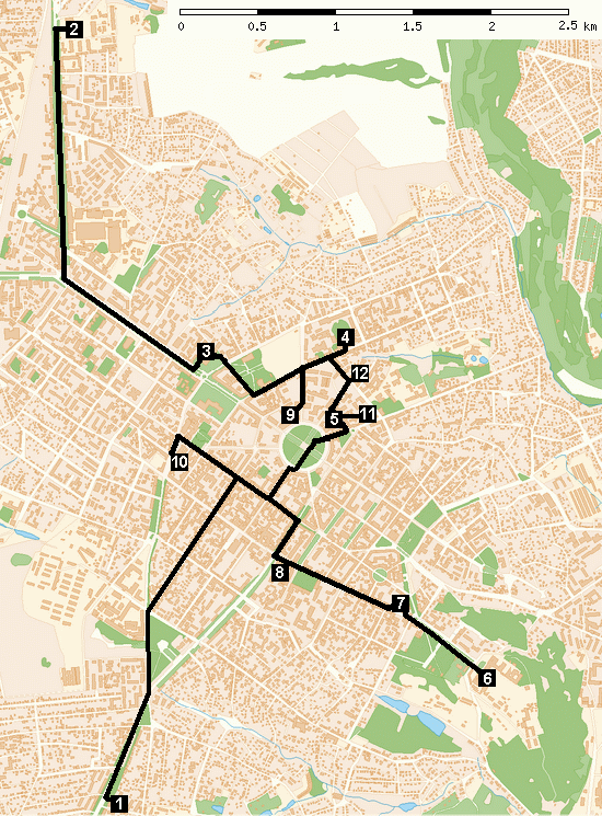 Poltava map